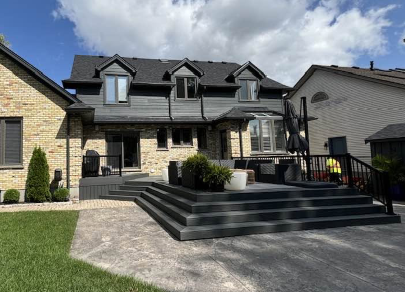 Home exterior after Black Onyx Construction renovation